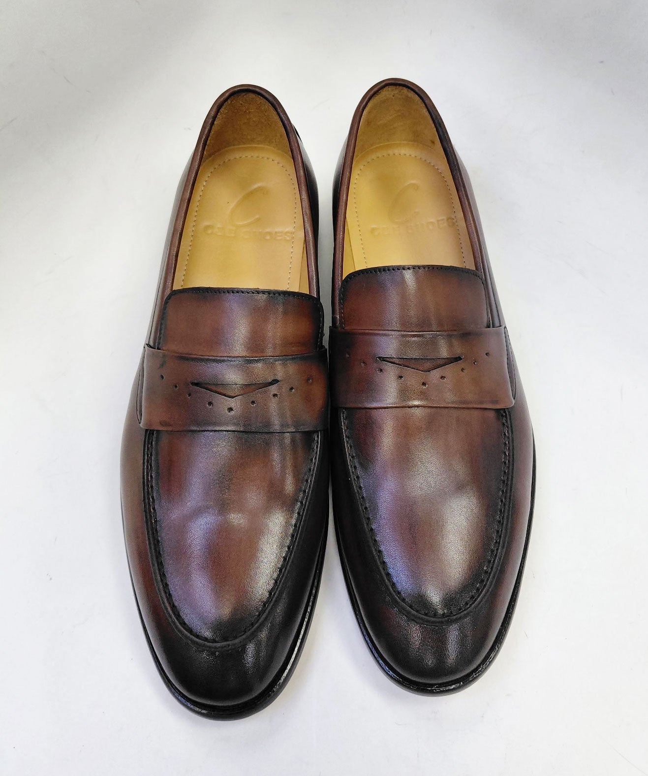 C Collection Calfskin Penny Loafer - Brown