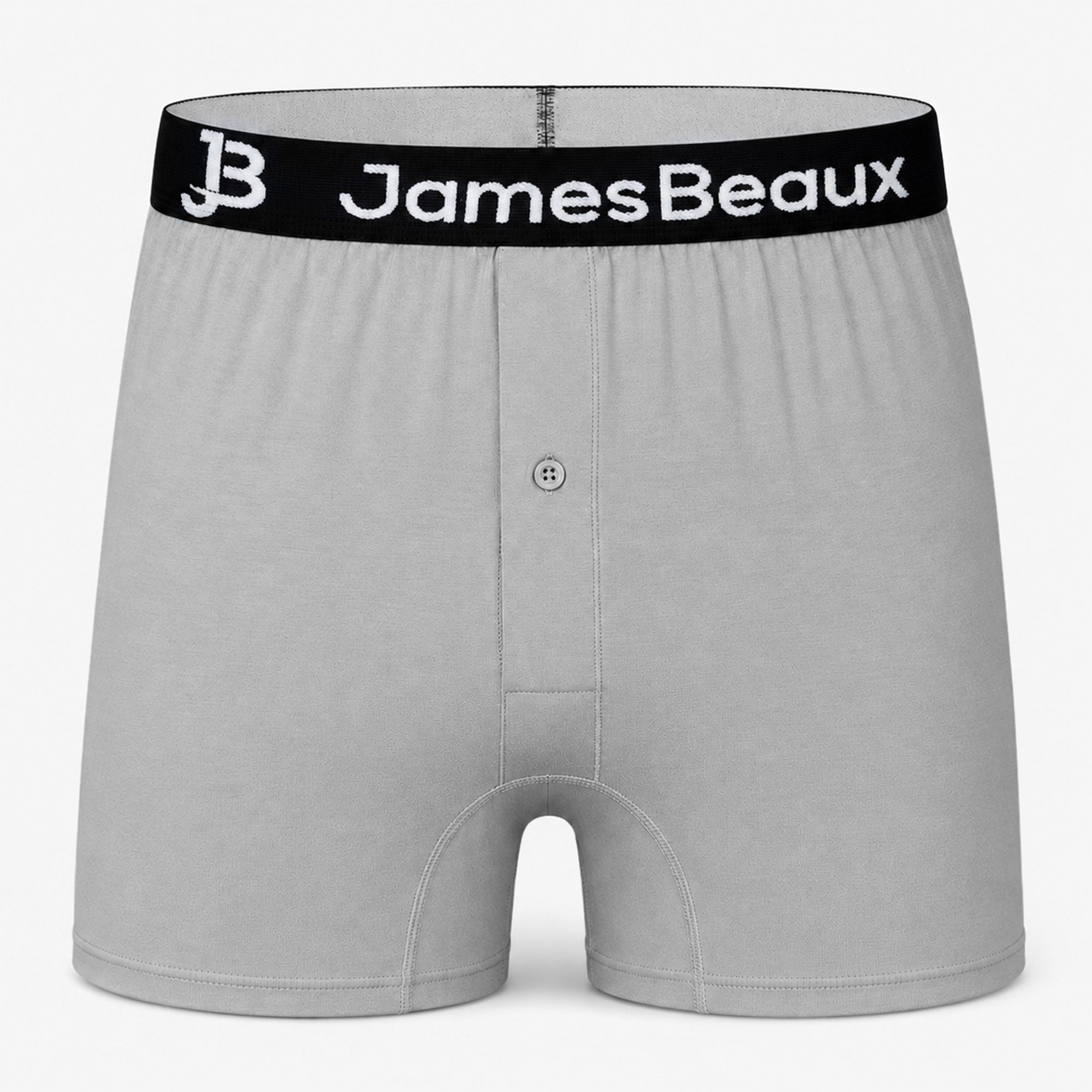 Men's Bamboo Boxer Shorts - Ultra-Soft & Breathable Underwear (Heather Gray)