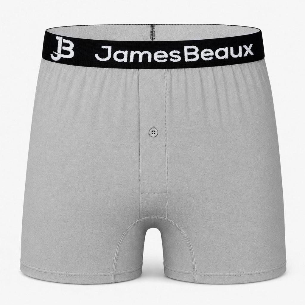 Men's Bamboo Anti-Chafing & Breathable Boxer Shorts (3-Pack) | Heather Gray