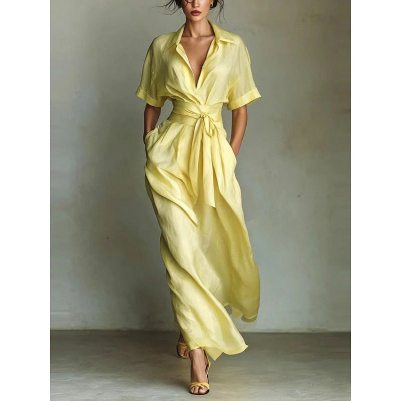 slimming maxi dress Shapewear Dresses The plain design keeps it easy to style for casual summer and leisure looks Cravure Plus Size Solid Color