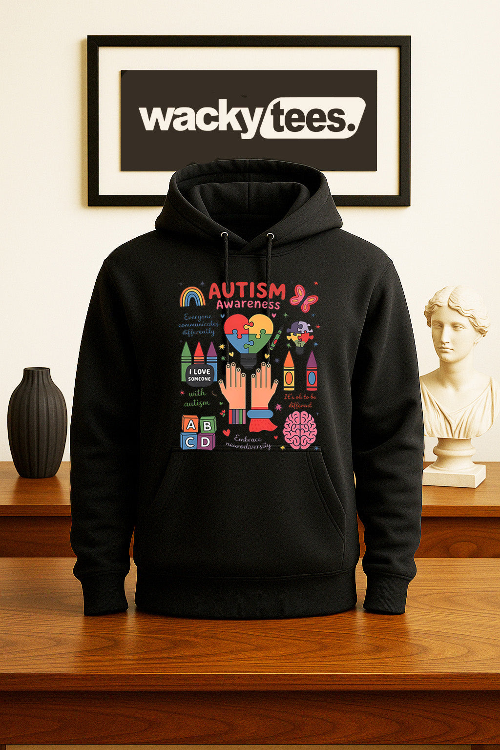 I Love Someone with Autism Its Okay To be Different Awareness Graphic Tee Shirt