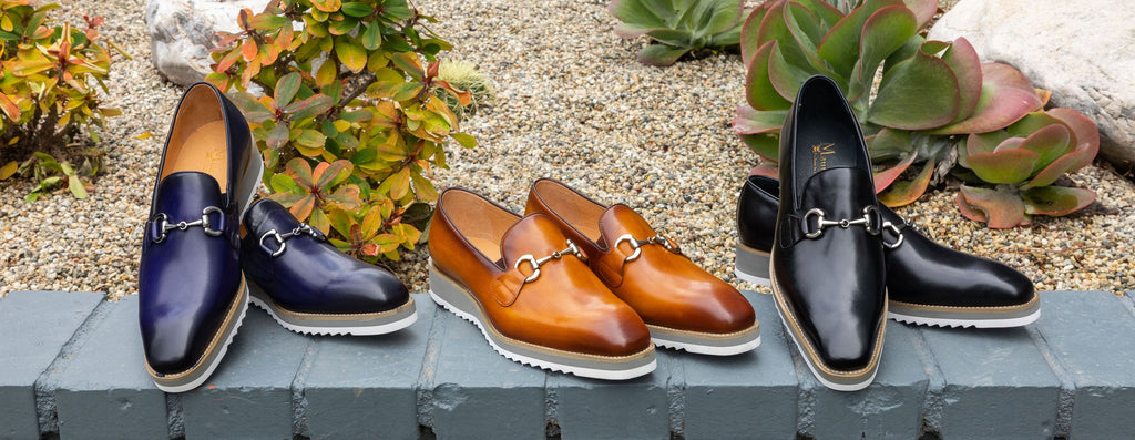 Calfskin Slip-On Horsebit Loafer Blue