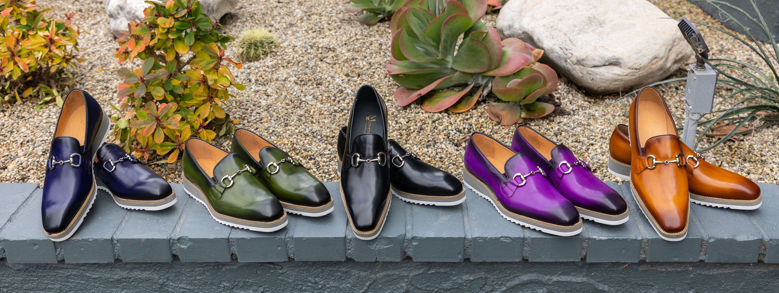 Calfskin Slip-On Horsebit Loafer Purple