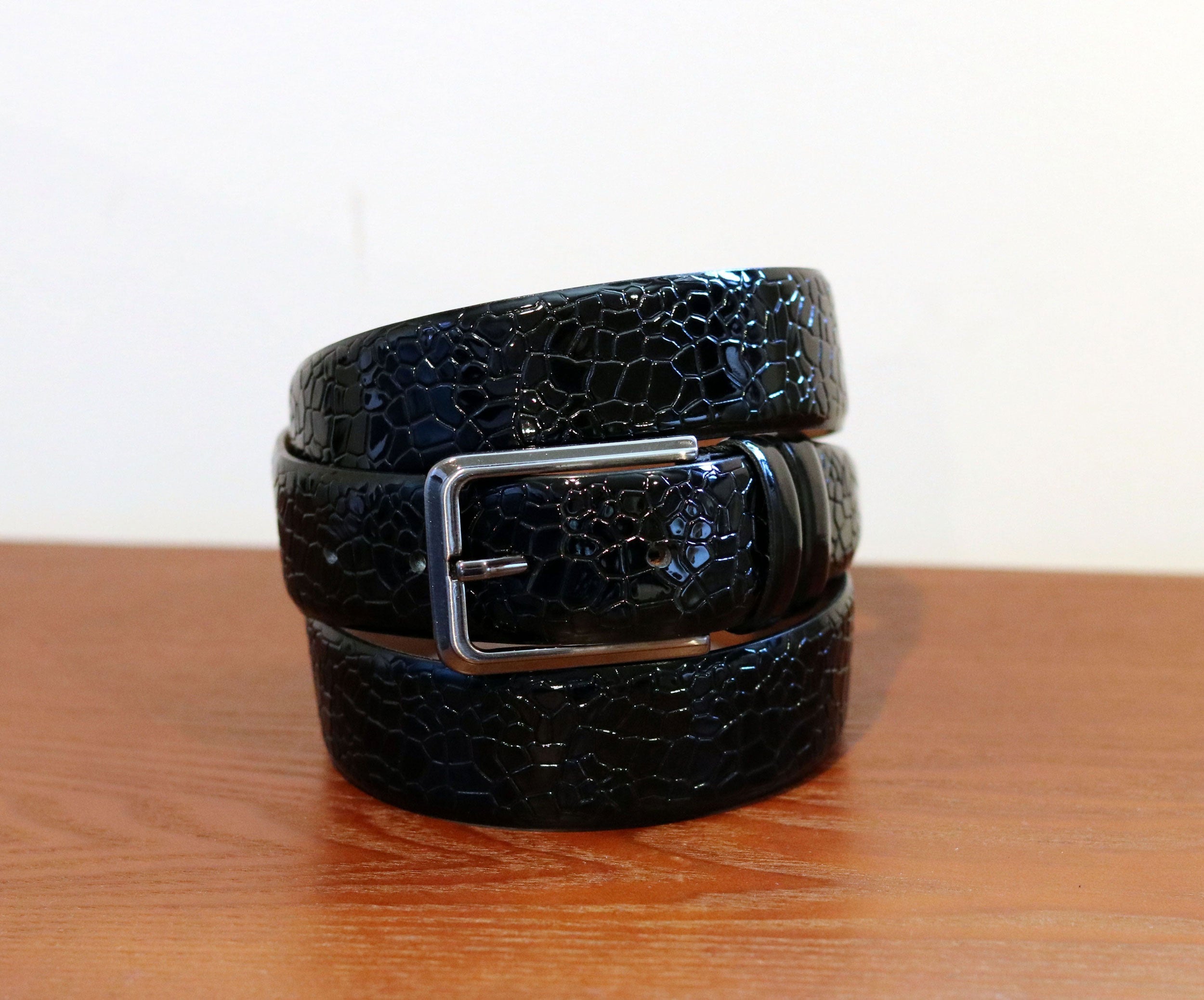 Maurice Leather Belt - Black