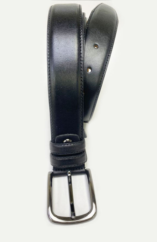 Maurice Leather Belt - Black