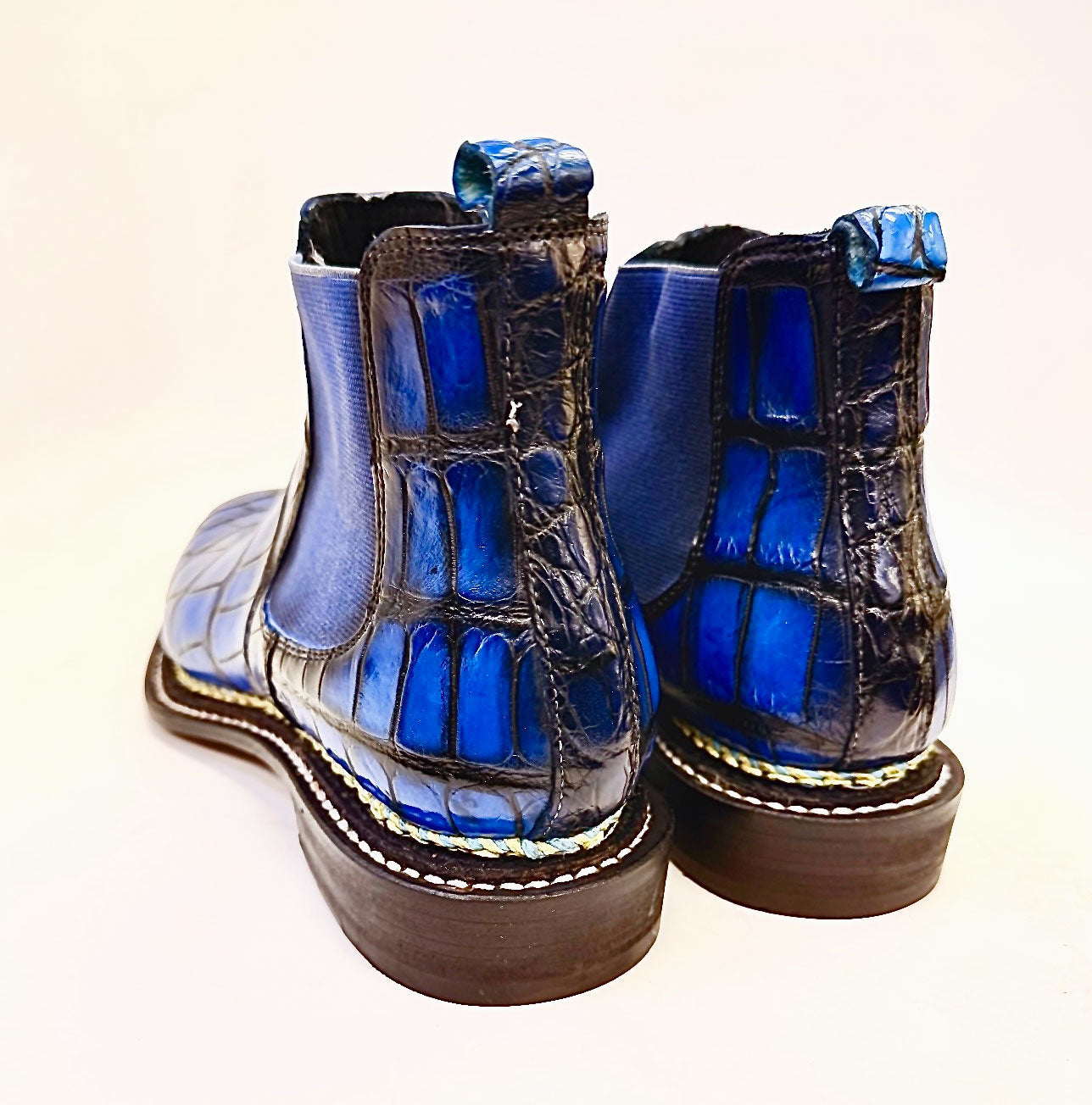 Maurice New York Custom Alligator Boot - Blue