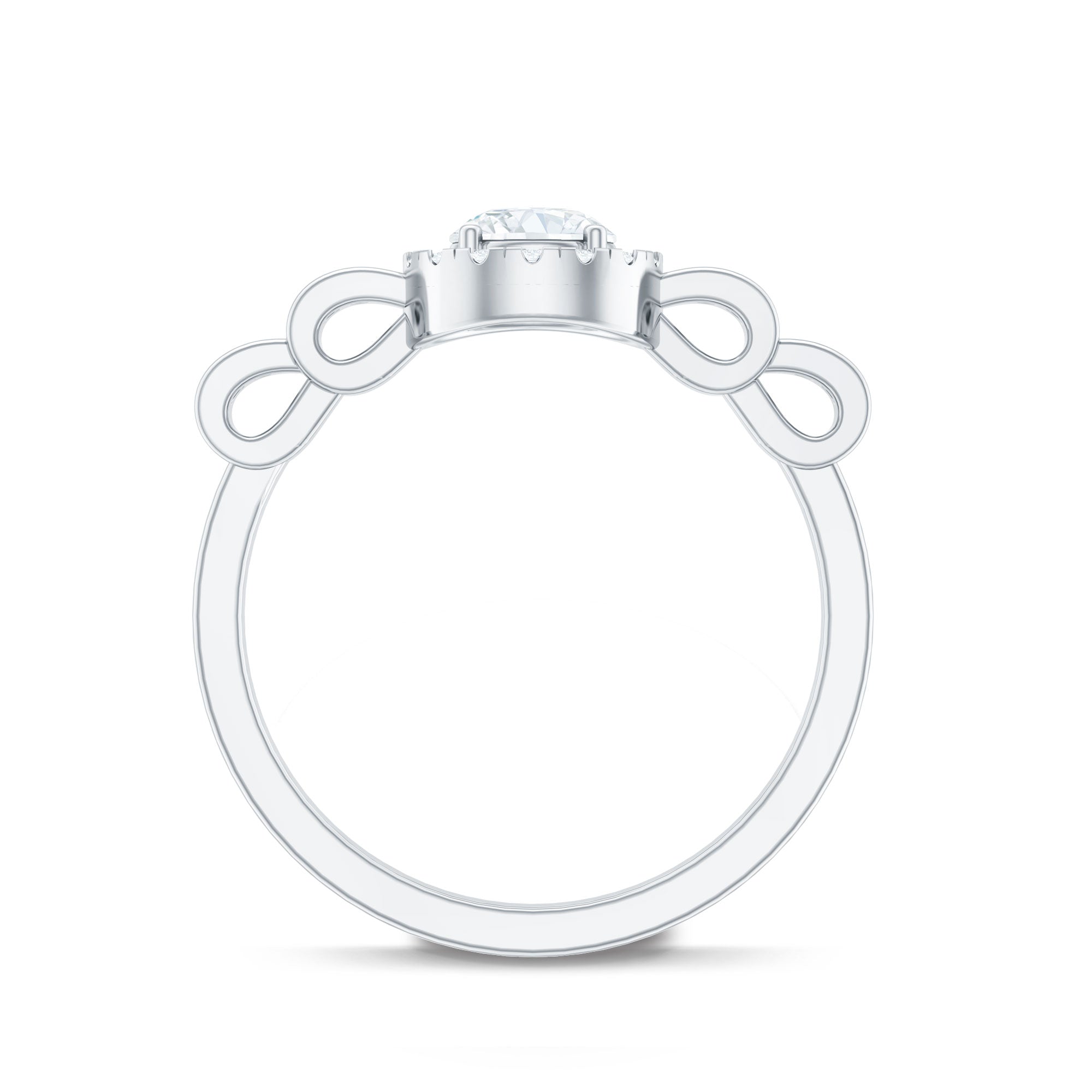 Lab Grown Diamond Minimal Engagement Ring For Her