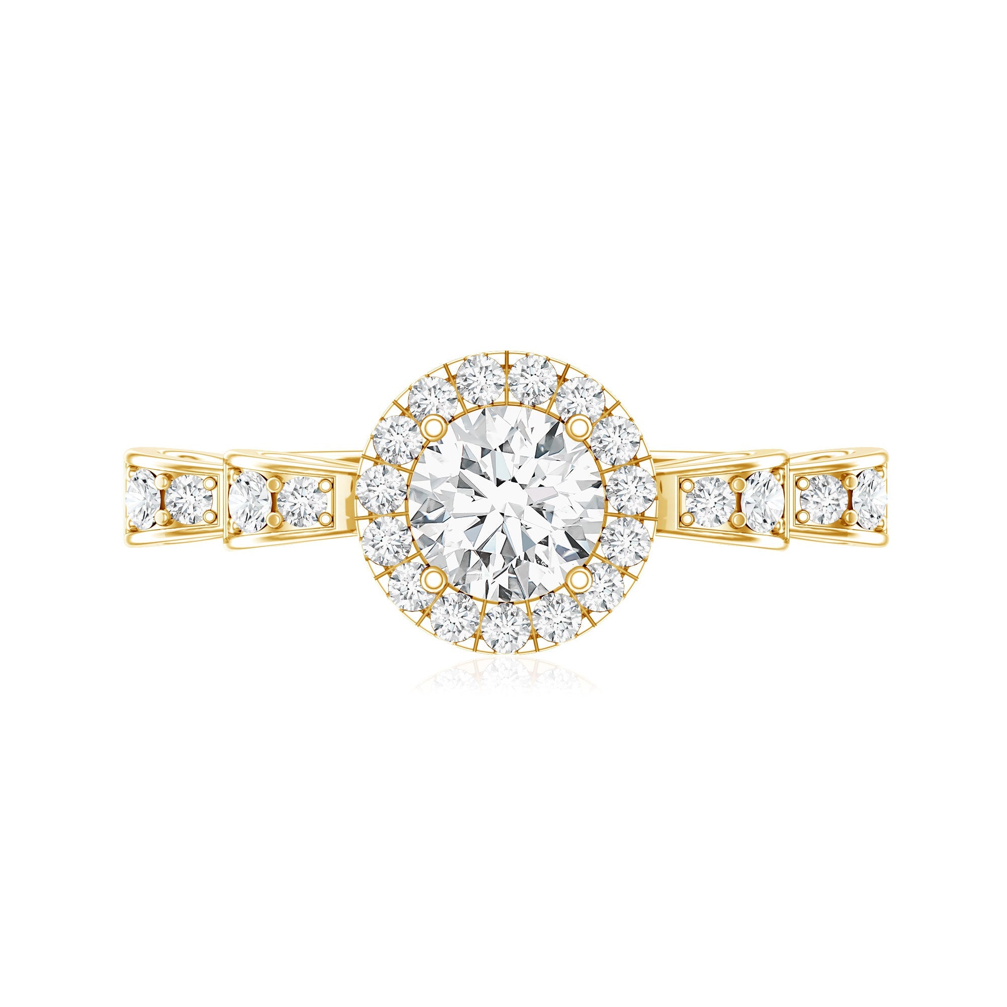 Lab Grown Diamond Minimal Engagement Ring For Her