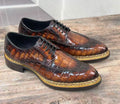Maurice Regent Alligator Oxford - Cognac