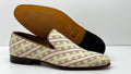 C Collection Printed Leather Loafer - Beige