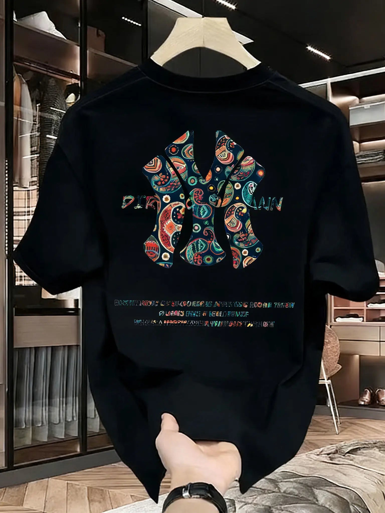 Men's summer printed T-shirt - High-quality, casual, versatile and trendy loose-fitting T-shirt