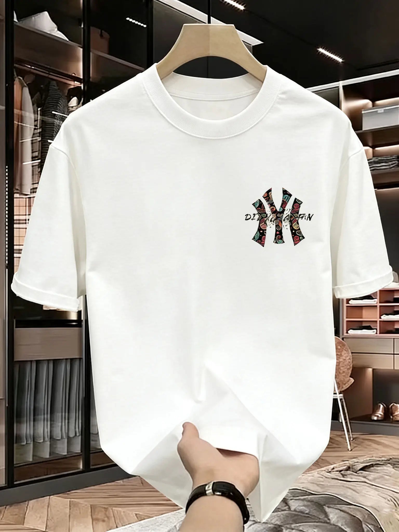 Men's summer printed T-shirt - High-quality, casual, versatile and trendy loose-fitting T-shirt