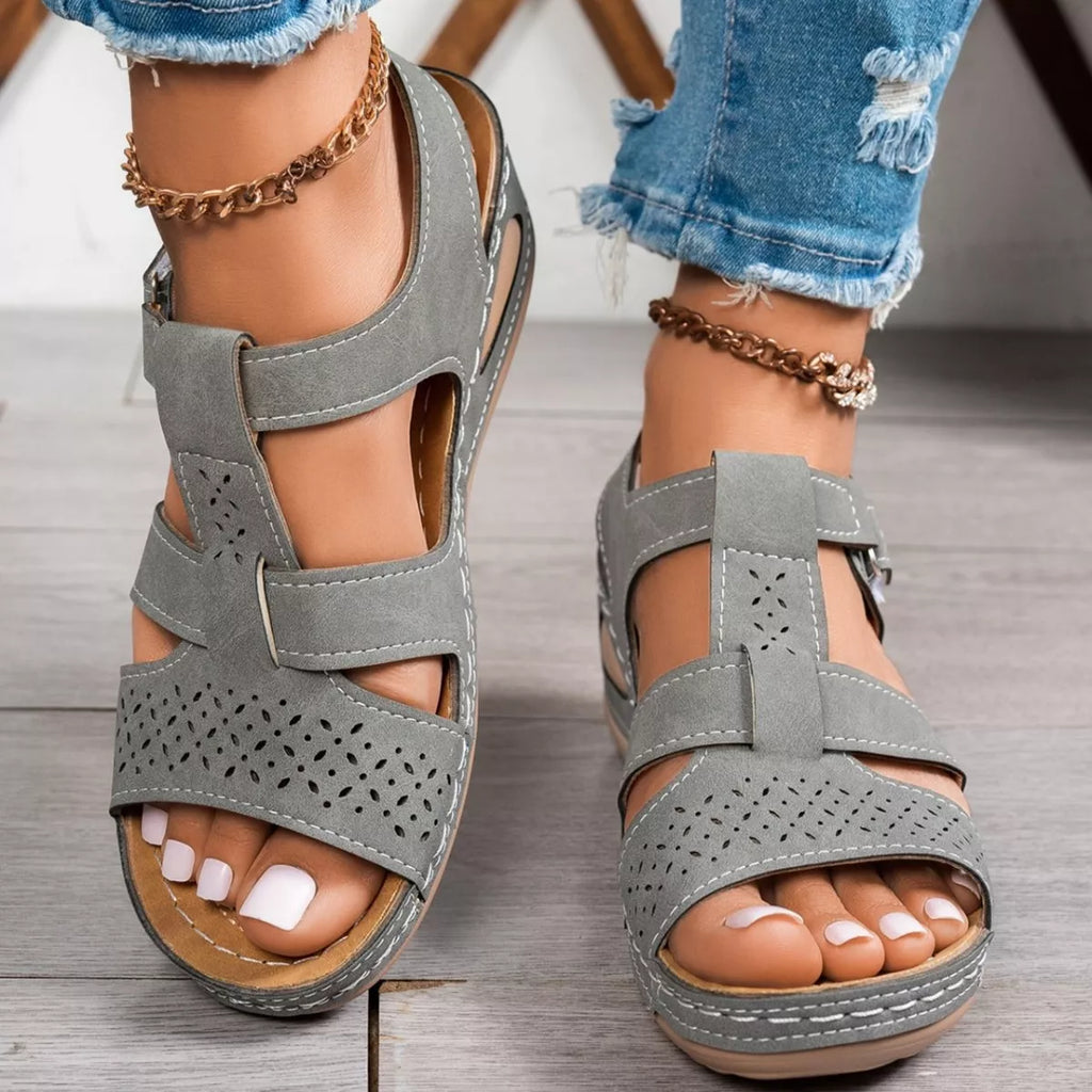 Open Toe Wedge Sandals