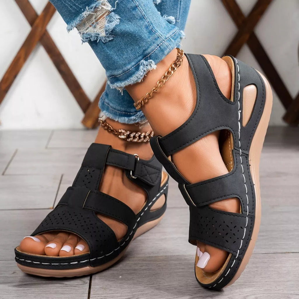 Open Toe Wedge Sandals