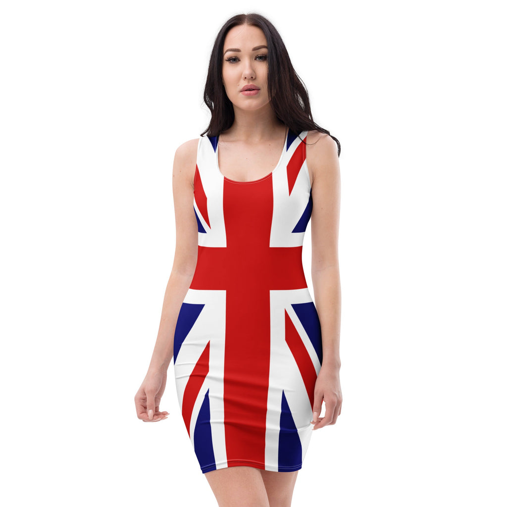 Union Jack Fitted Dress | Ginger Spice Style