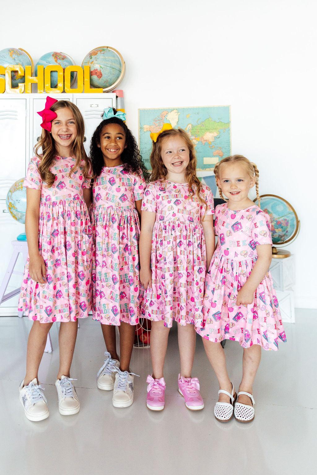 1st Grade S/S Pocket Twirl Dress