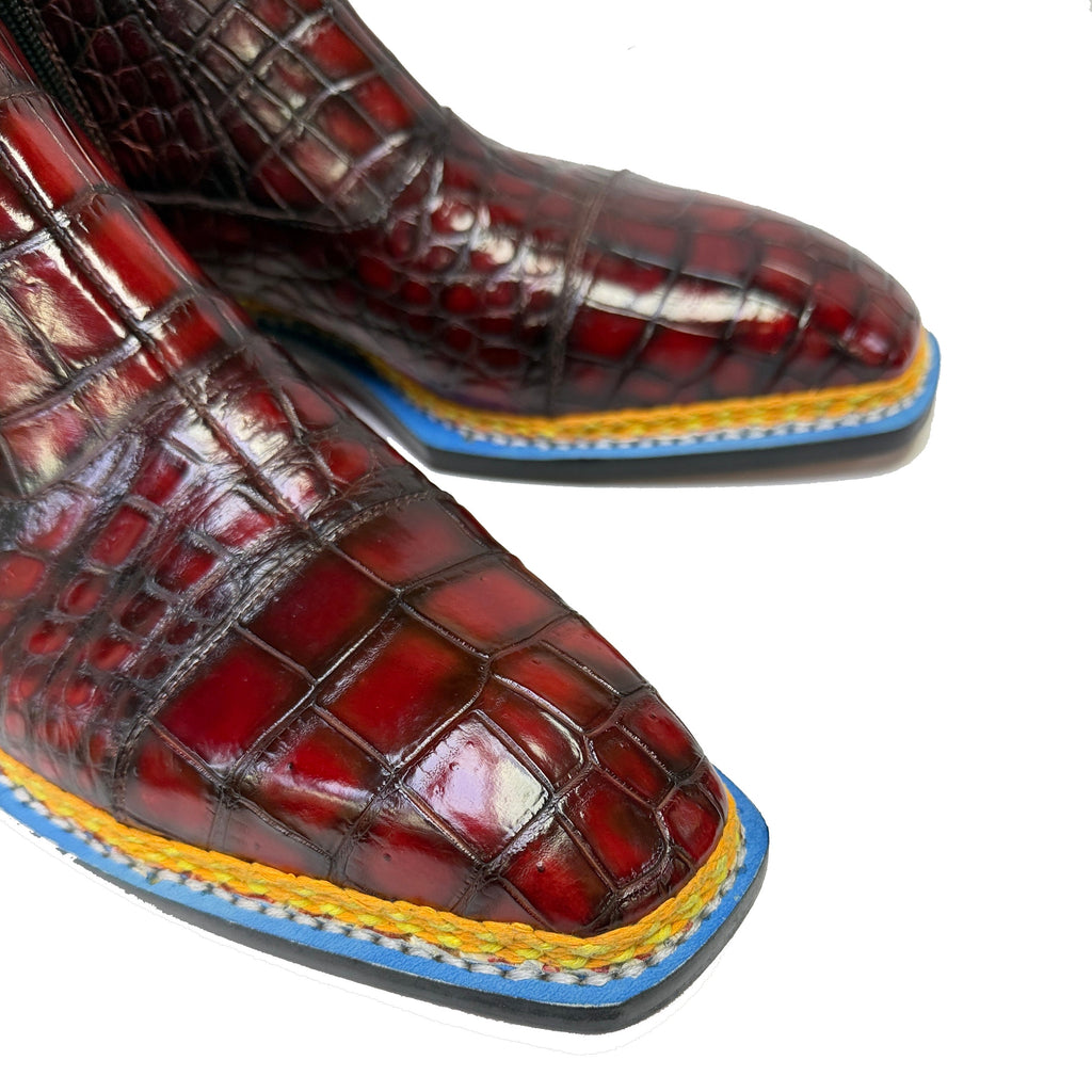 Maurice Paris Custom Made Boot - Burgundy