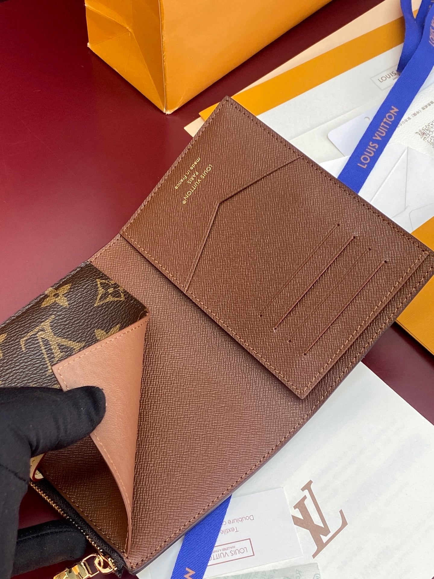 LV Passport Cover