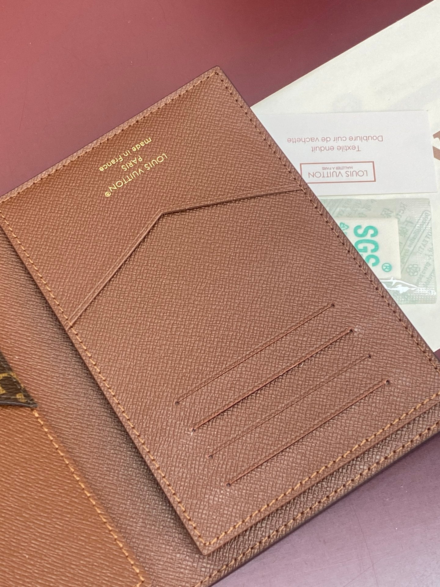 LV Passport Cover