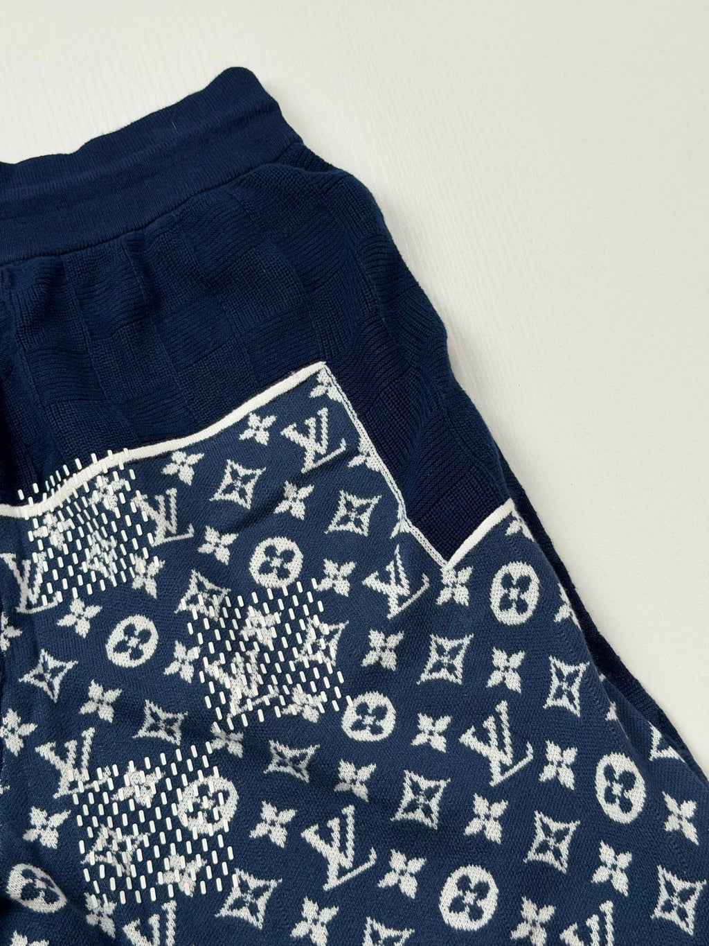 LV Monogram Jacquard Knit Shorts